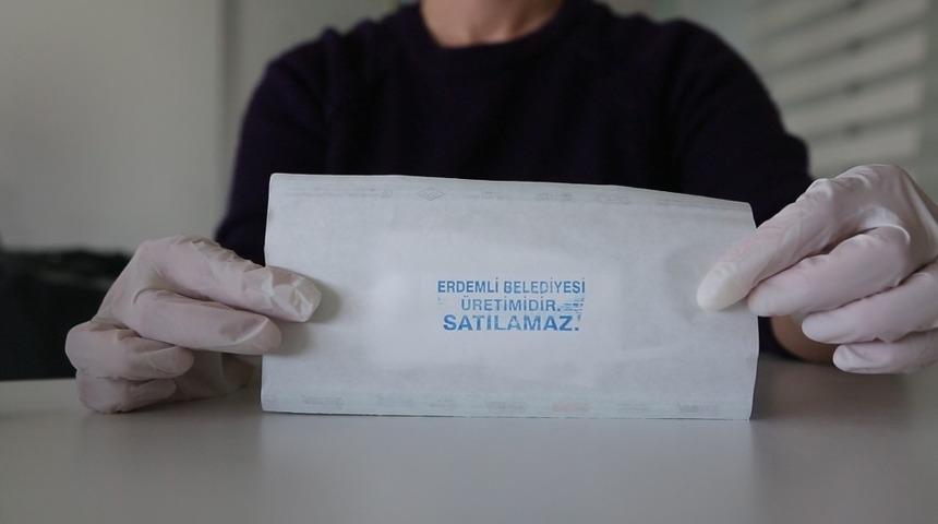 Erdemli Belediyesi internet &uuml;zerinden maske dağıtımına başladı