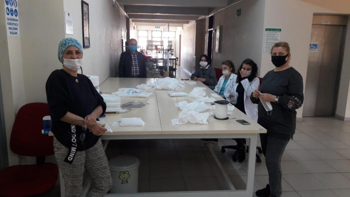 Giresun&rsquo;da salgının başladığı g&uuml;nden bug&uuml;ne kadar 22 bin 828 maske &uuml;retildi