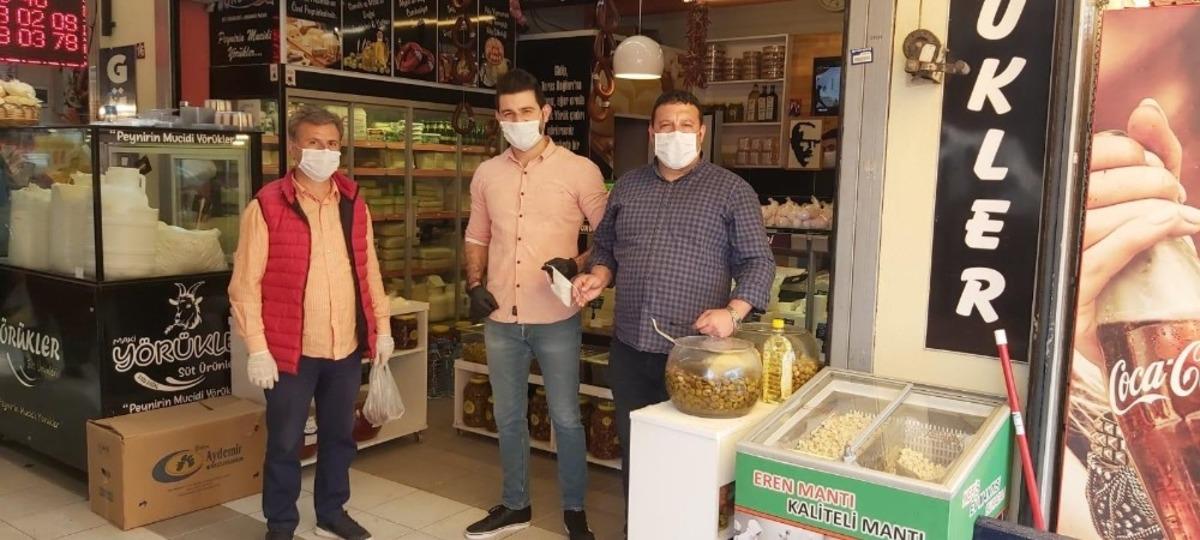 Milas Y&ouml;r&uuml;k T&uuml;rkmen K&uuml;lt&uuml;r Derneği &uuml;yeleri ve sağlık &ccedil;alışanlarını unutmadı