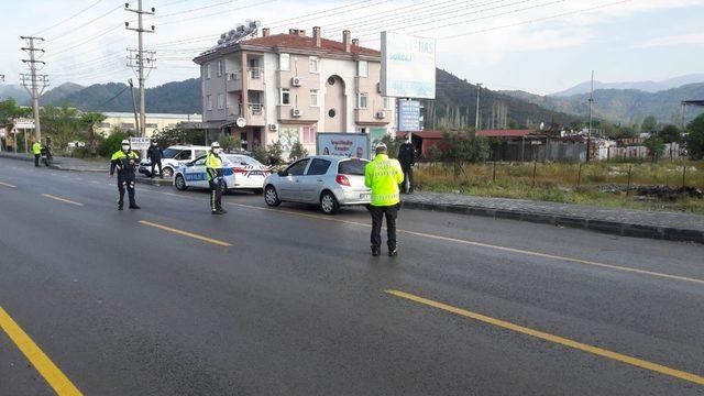 Ortaca’da kırmızı ışık ihlali denetimi