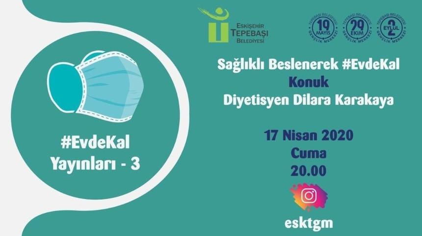 Tepebaşı&rsquo;nda &lsquo;Evde Kal&rsquo; yayınları s&uuml;r&uuml;yor