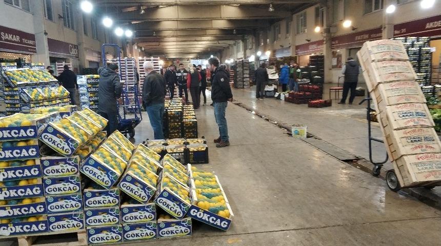 Samsun sebze ve meyve halinde bug&uuml;nk&uuml; fiyatlar