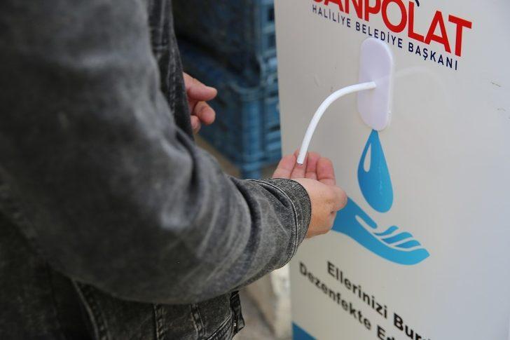 Haliliye’de korona standı G2