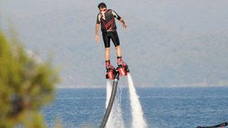 Reza Zarrab'ın flyboard şovu