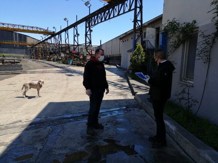 Sanayi kuruluşlarında Covid-19 önlemleri denetlendi G2