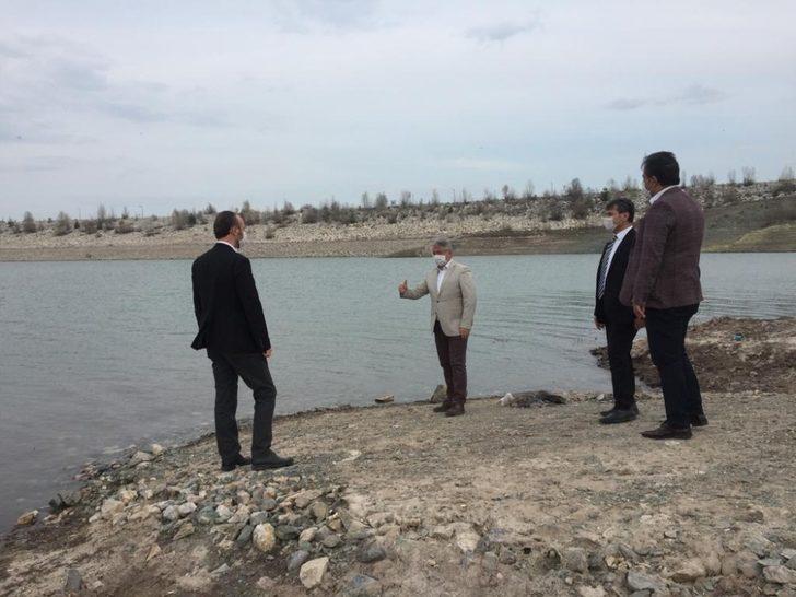 Hatap barajında incelemelerde bulunan Belediye Başkanı Aşgın; G1
