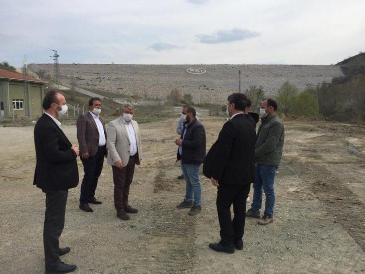 Hatap barajında incelemelerde bulunan Belediye Başkanı Aşgın; G2