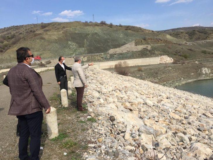 Hatap barajında incelemelerde bulunan Belediye Başkanı Aşgın; G3