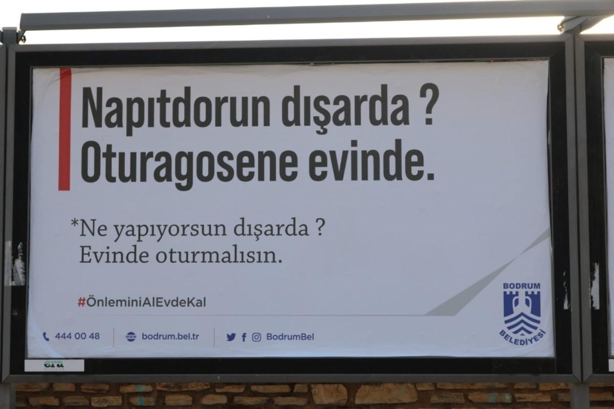 Bodrumluca evde kal &ccedil;ağrısı; &ldquo;Napıtdorun dışarıda? Oturagosene evinde&rdquo;