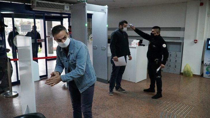 Belediye’ye girişlerde ateş ölçer cihazlar devrede G1