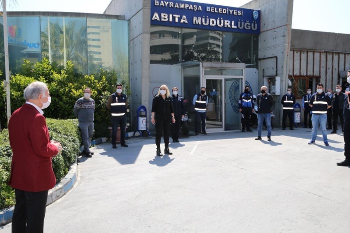 Başkan Aydıner&rsquo;den zabıtaya moral ziyareti