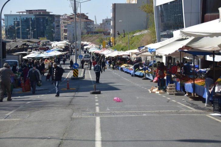 Süleymanpaşa Belediyesinden pazar girişlerine el dezenfekte ünitesi G5