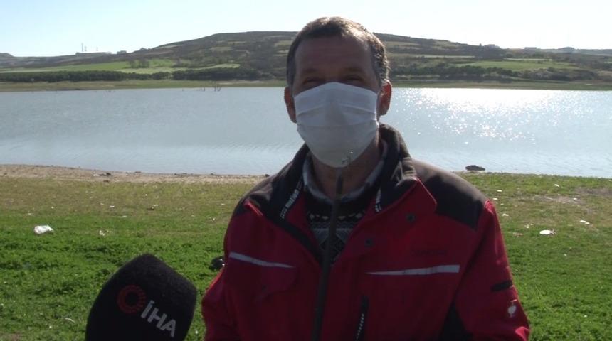 Yasağa rağmen balık tutmaya geldi: &ldquo;Yasaklar delmek i&ccedil;in vardır&rdquo; dedi