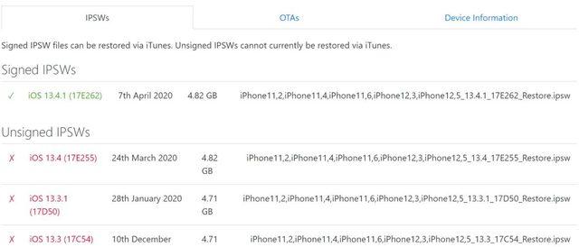 iOS 13.4 iPhone imza