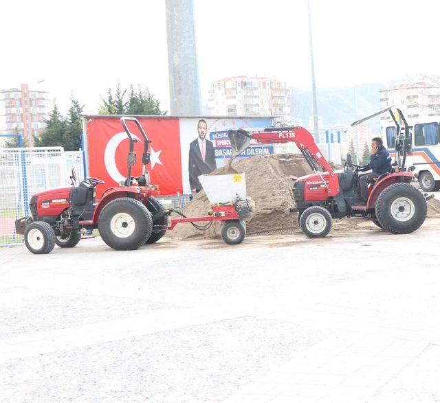 Tesislerde yenileme çalışmaları devam ediyor