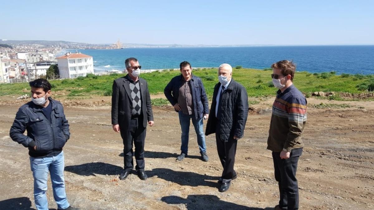TESKİ Genel M&uuml;d&uuml;r&uuml; Dr. İ&ccedil;&ouml;z, devam eden &uuml;st yapı &ccedil;alışmalarını inceledi