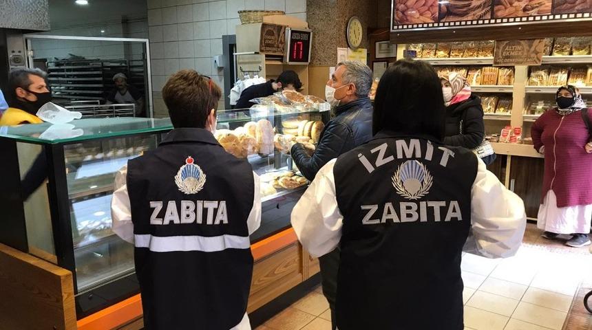 Zabıtadan fırınlara korona vir&uuml;s denetimi