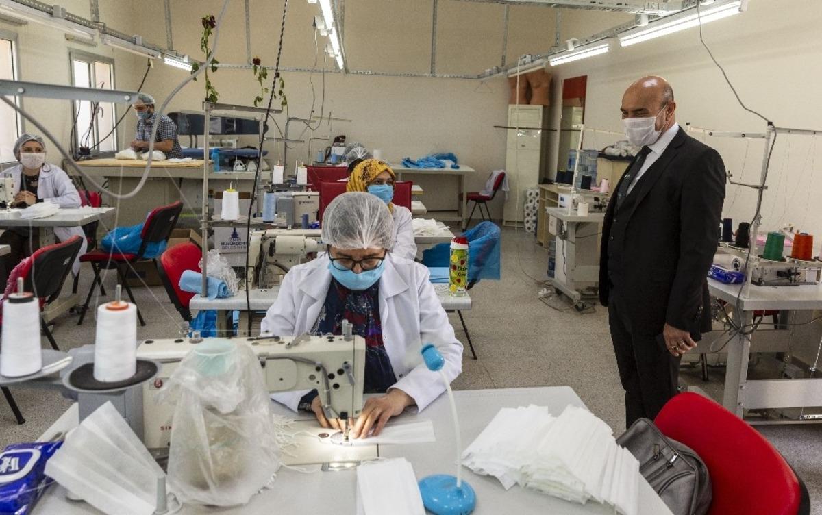 B&uuml;y&uuml;kşehir&rsquo;den g&uuml;nde 60 bin maske