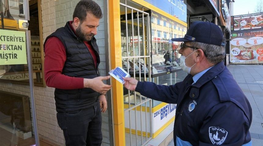 Sivas&rsquo;ta maskeler Belediyeden