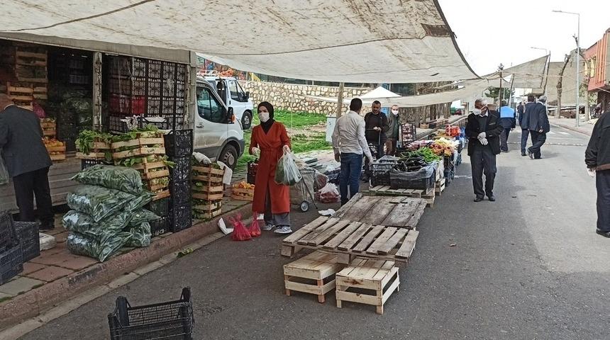 Halk pazarı korona vir&uuml;s tedbirleri kapsamında kurulmadı