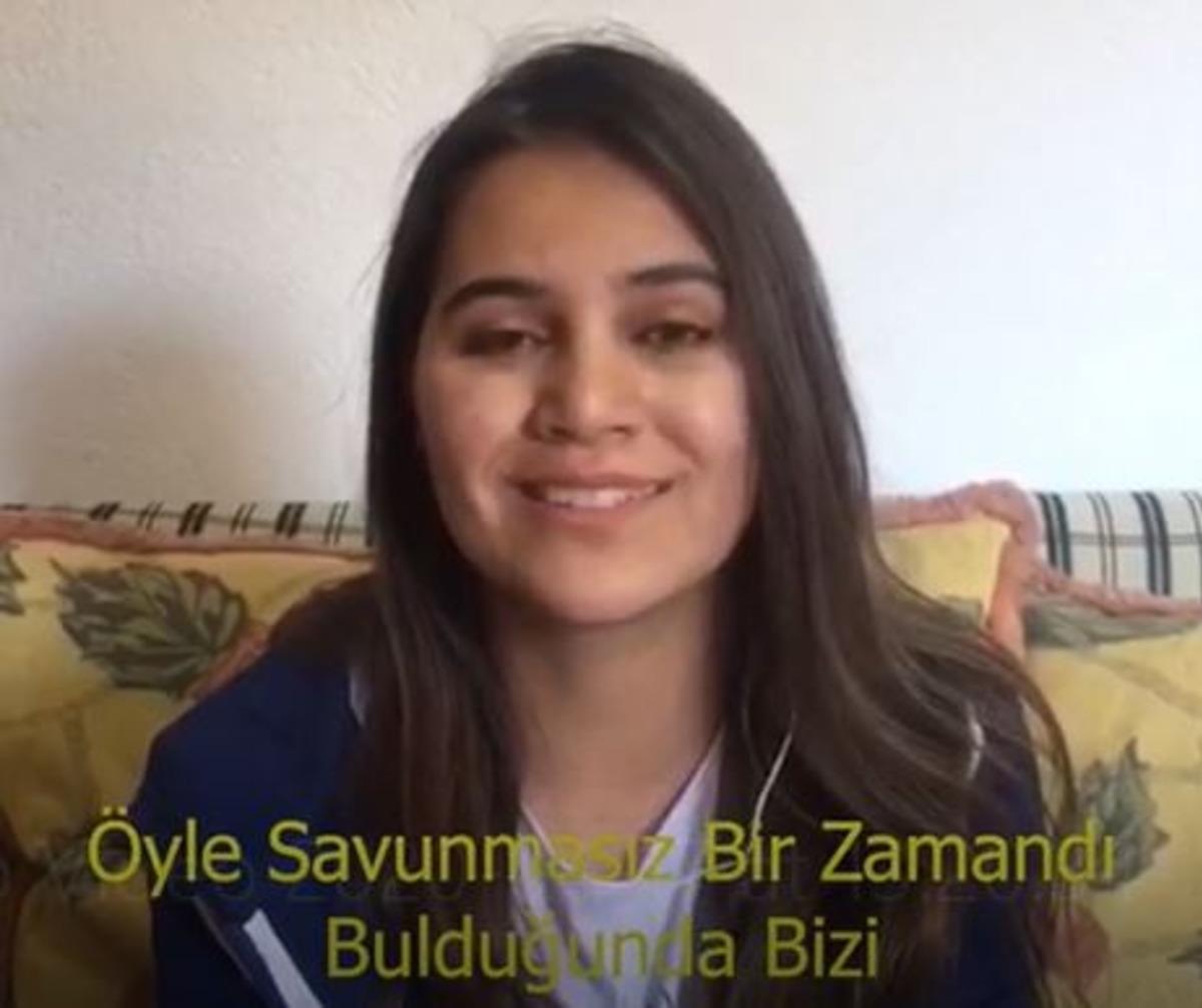 Lisesi &ouml;ğrencilerinden &lsquo;&rsquo;Evde kal&rsquo;&rsquo; &ccedil;ağrısına klipli destek
