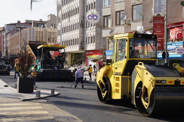 Çorlu’da yol yapım çalışmaları G2