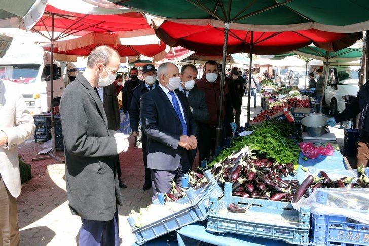 Yahyalı ilçe pazarında sıkı denetim G1
