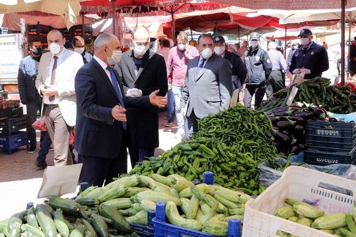 Yahyalı ilçe pazarında sıkı denetim G2
