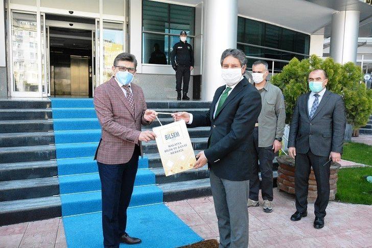 Yüz siperliği Malatya Emniyet Müdürlüğüne teslim edildi G1