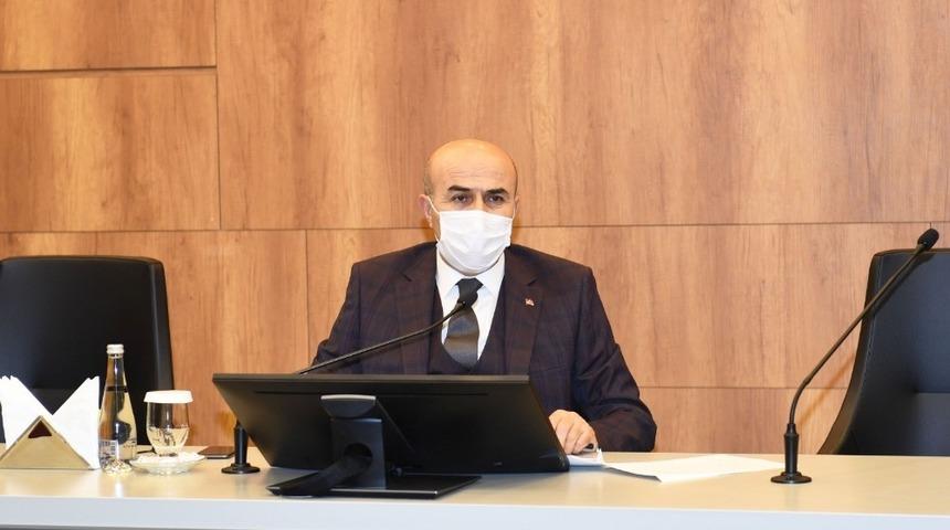 Vali Demirtaş, oda temsilcileriyle maske dağıtımını planladı