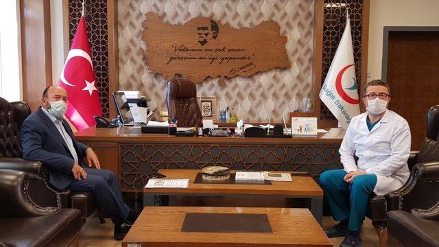 Milletvekili Kavuncu’dan sağlık çalışanlarına moral ziyareti