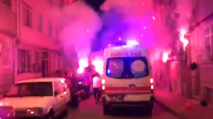 Karagümrüklü taraftarlardan sağlık çalışanlarına sürpriz karşılama