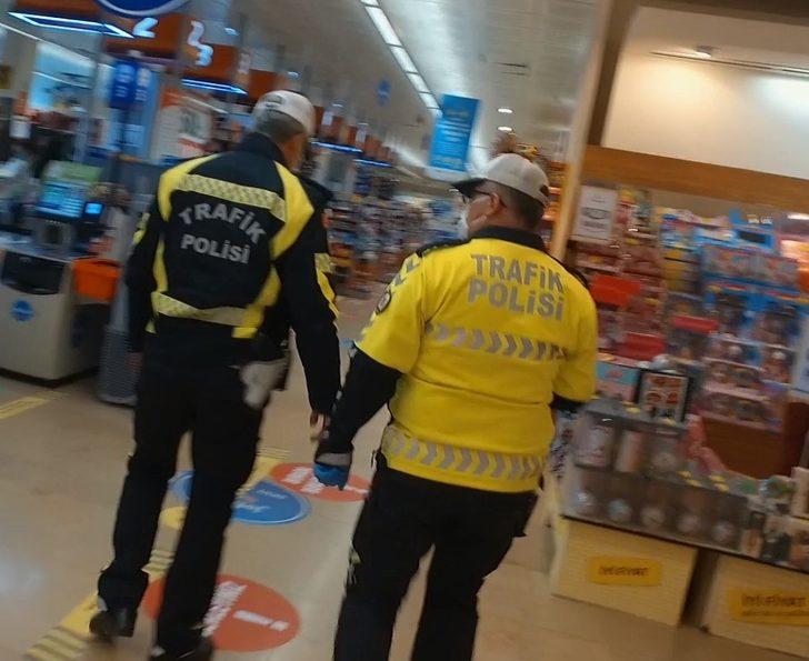 Marmaris’te marketlere sosyal mesafe denetimi G5