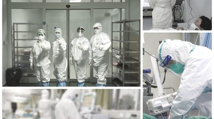 Sağlık &ccedil;alışanlarından b&uuml;y&uuml;k fedakarlık