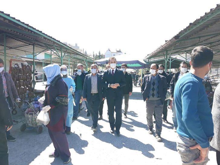 İlçe Hıfzıssıhha Kurulu pazar yerini denetledi G2