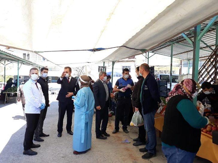 İlçe Hıfzıssıhha Kurulu pazar yerini denetledi G3
