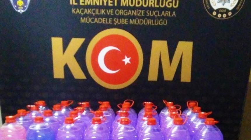 K&uuml;tahya&rsquo;da 260 litre dezenfekte t&uuml;r&uuml; genel temizlik &uuml;r&uuml;nleri ele ge&ccedil;irildi