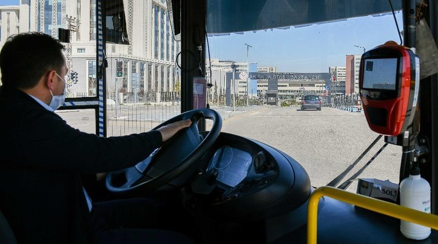 Sağlık çalışanları için otobüs güzergahlarında düzenleme