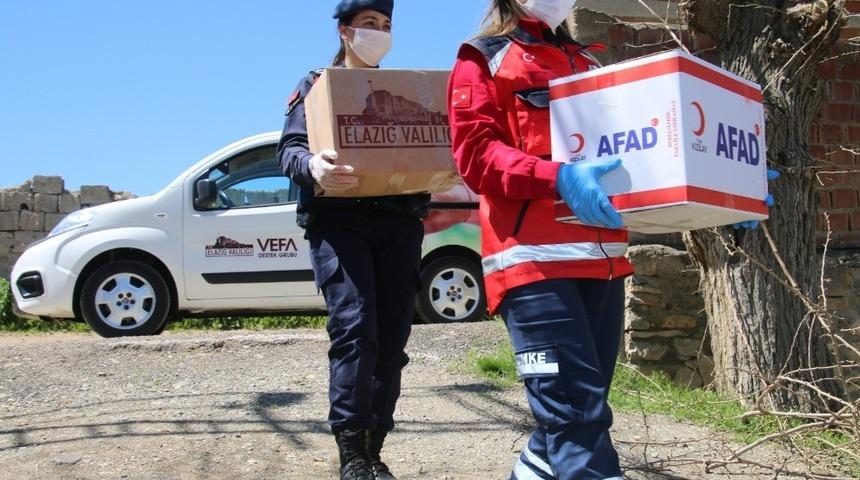 Elazığ&rsquo;da Vefa Sosyal Destek Grubu 84 bin 423 aileye ulaştı