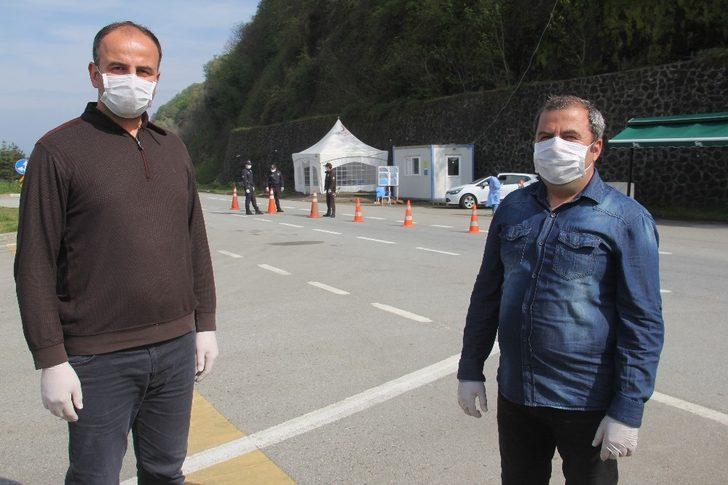 Trabzon-Giresun arasındaki kontrol noktasında uygulamalar devam ediyor G2