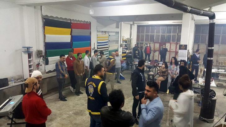 Ankara'da şok baskın! Koronavirüs yasaklarını depoyu pavyona çevirerek deldiler G3