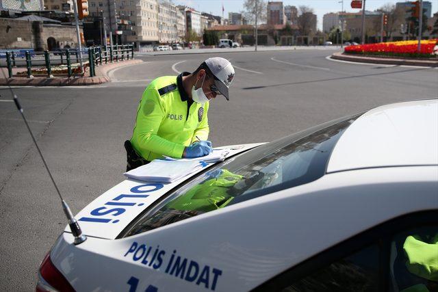 Kayseri'de sokağa çıkma kısıtlamasına uymayanlara ceza