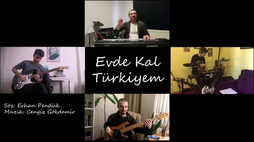G&ouml;n&uuml;lden G&ouml;n&uuml;le M&uuml;zik Topluluğu&rsquo;ndan &ldquo;Evde Kal T&uuml;rkiyem&rdquo; şarkısı