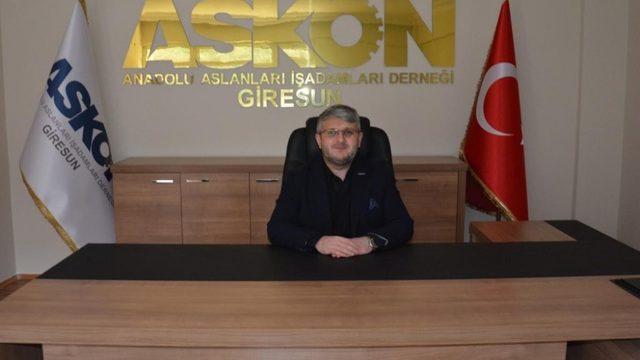 ASKON Giresun Şube Başkanı Yener Türk’ten işveren ve işçi açıklaması