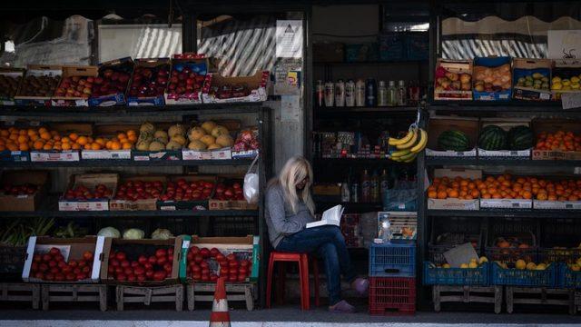 Atina'da bir market