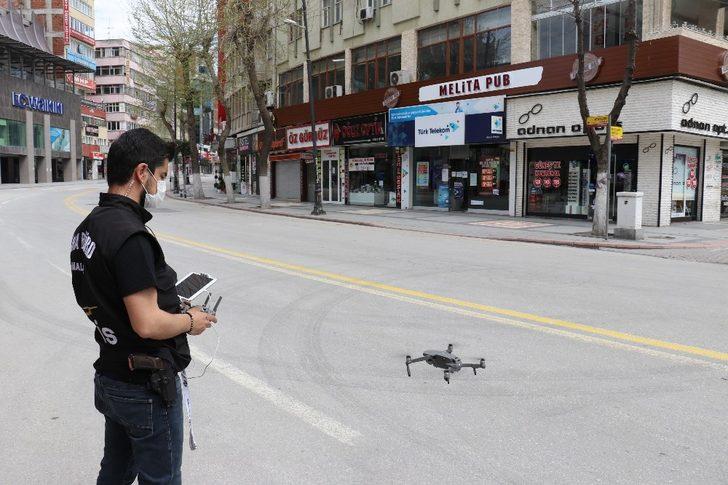 Malatya’da sokağa çıkma kısıtlamasına havdan denetim sürüyor G1