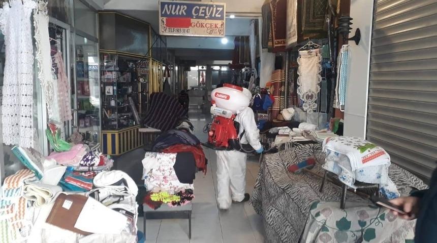 Kilis&rsquo;te dezenfekte &ccedil;alışmaları s&uuml;r&uuml;yor