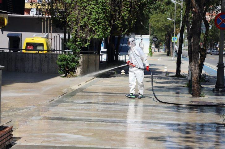 Muğla sokakları deterjan ile yıkanıyor G3