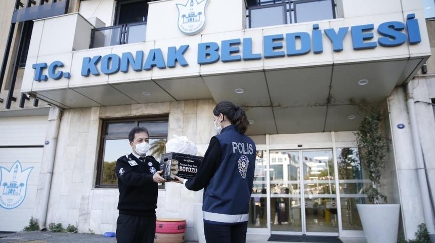 Konak Belediyesinden boyozlu destek