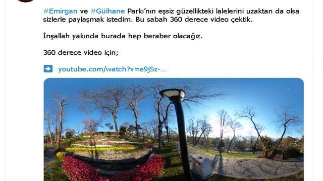 Vali Yerlikaya’dan “Lale mevsimi” paylaşımı